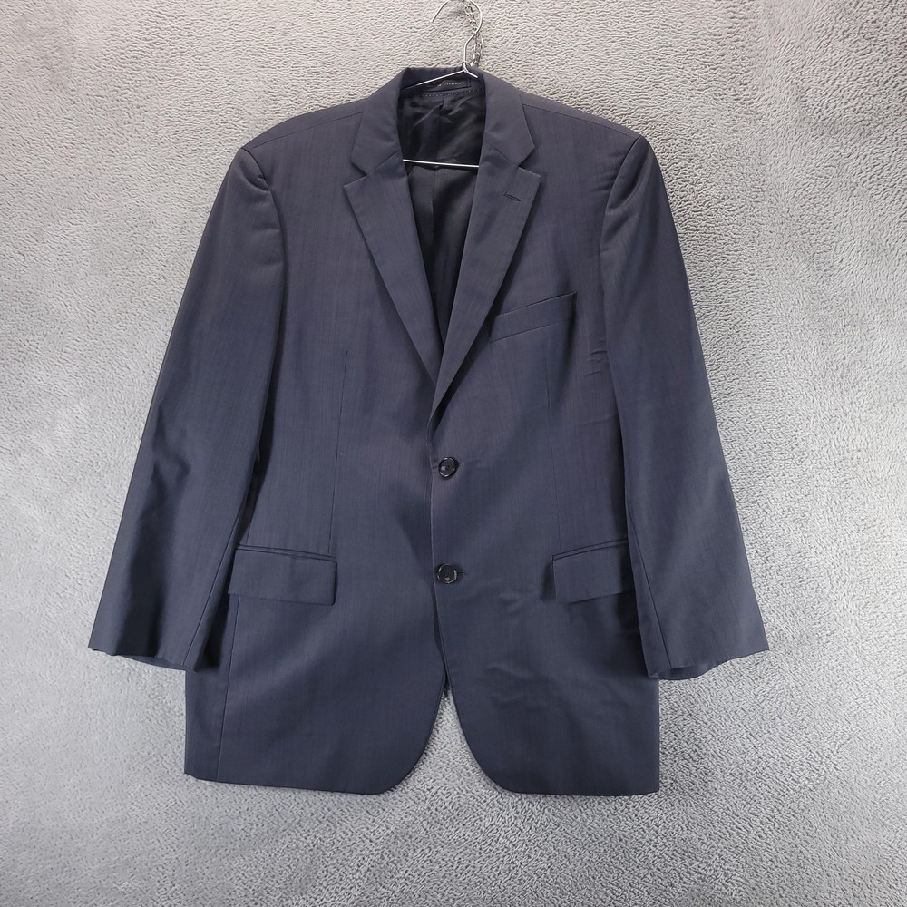Hugo Boss Suit Jacket Mens 40 Short Gray Wool Pasini Wedding Career